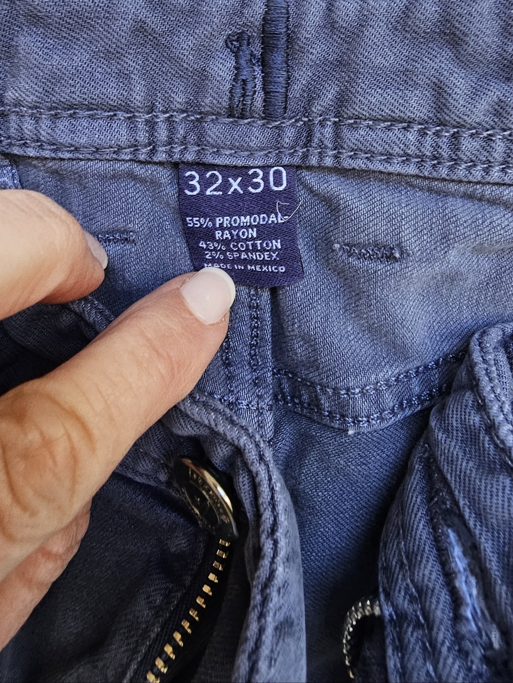 Johnnie-O Blue Denim-Look Pants 32x30